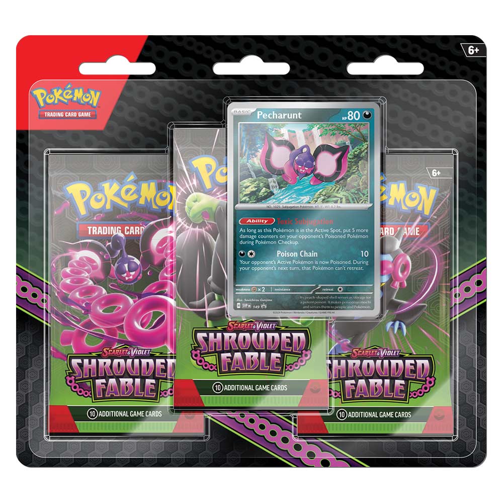 Pokemon -  Scarlet & Violet Shrouded Fable 3 Pack Blister