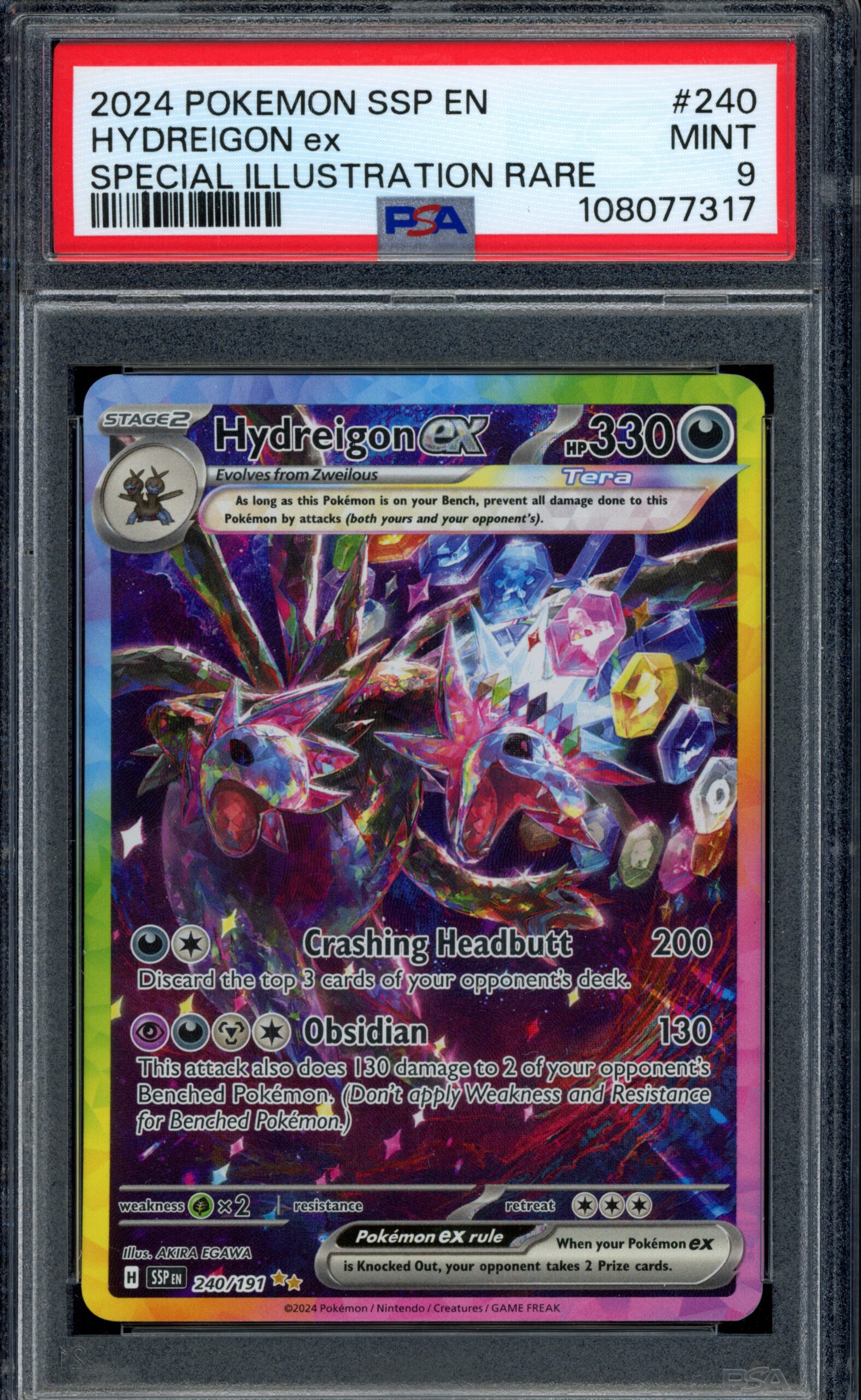 PSA 9 Hydreigon 240/191 – Surging Sparks