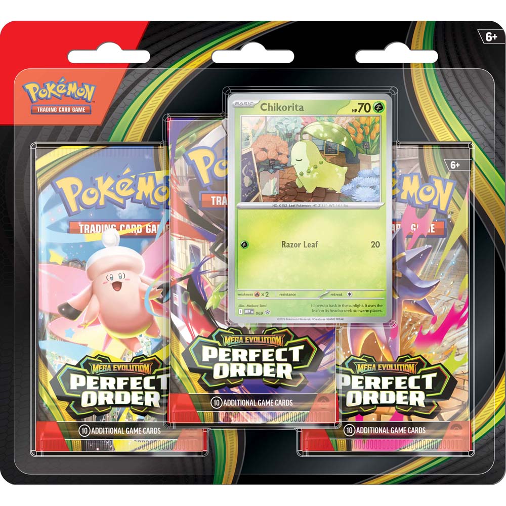 Pokémon TCG – Perfect Order ME03 Three Booster Blister