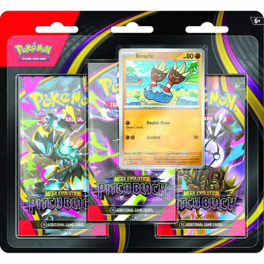 Pokemon TCG - Mega Evolution ME05 - Pitch Black 3 Pack Blister